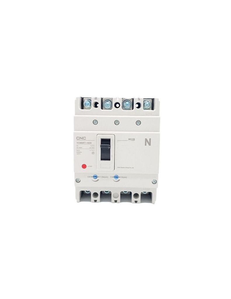 INTERRUPTOR AUTOMATICO CAJA MOLDEADA T160 4X80A 25ka RELE TERMOMAGNETICO AJUSTABLE