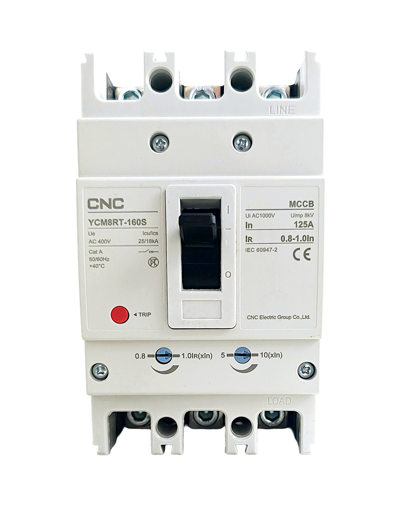 INTERRUPTOR AUTOMATICO CAJA MOLDEADA T160 3X125A 25ka RELE TERMOMAGNETICO AJUSTABLE