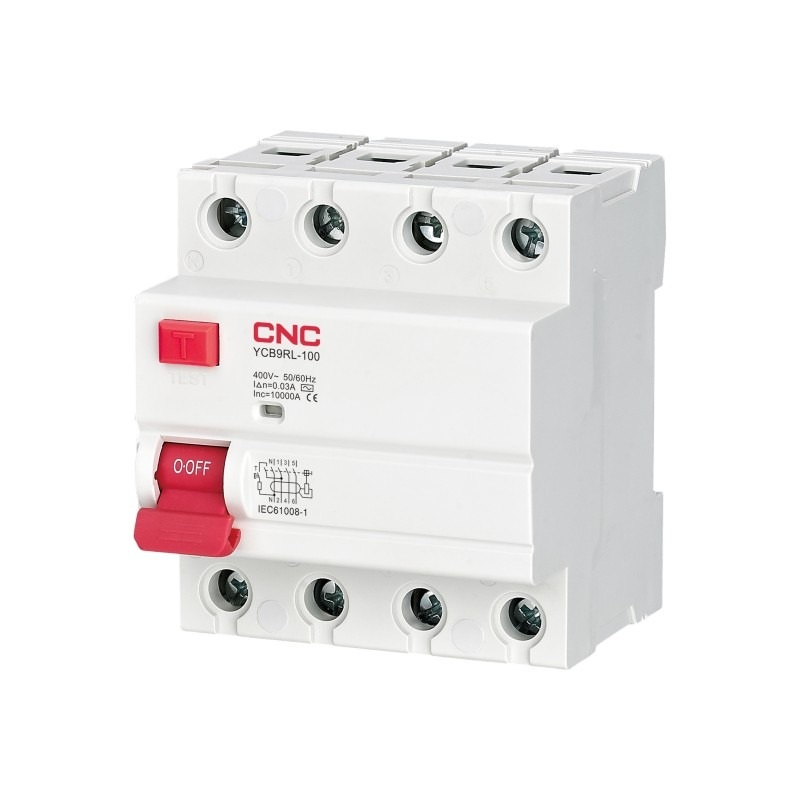 Diferencial 4x100A 300Ma 10kA 230/400V 50Hz Tipo AC Curva=C