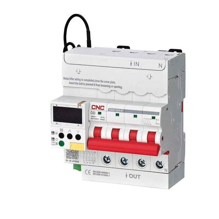 Interruptor Automático Inteligente Multi-función YCB9ZF-100AP WiFi 3P+N 100A