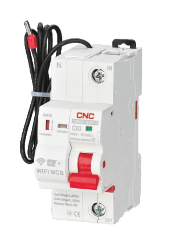 Interruptor automático inteligente YCB9ZF-100W-1x40A