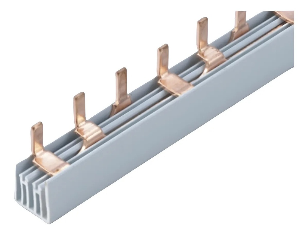 Puente Peine Unión 3P 63A 400v Pin Recto x 1 mt