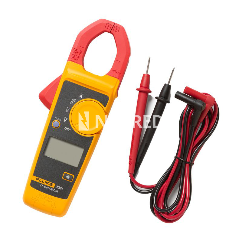 Pinza amperométrica de valor medio de 400 ACA y 600 VCA/VCC. SÓLO SE COMERCIALIZA EN UN MÍNIMO DE 10 UNIDADES Y ES COMBINABLE CON FLUKE-303/EM ESP, FLUKE-305/EM ESP Y FLUKE-362/ESPR.