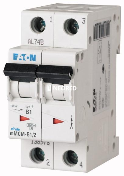 Interruptor auto. curva tipo C 10kA, Bipolar 20 A