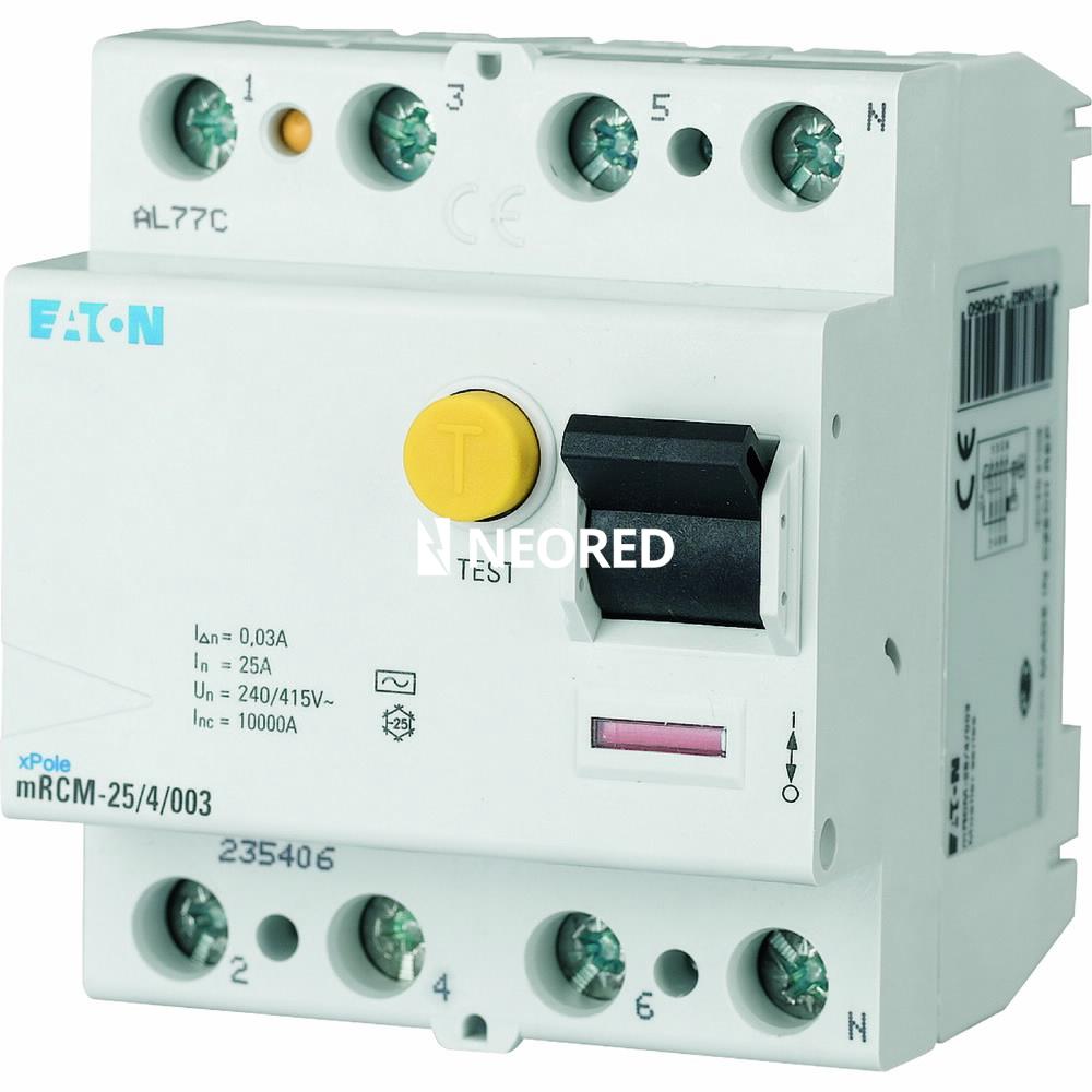 Interruptor diferencial Tetrapolar 40 A 30mA