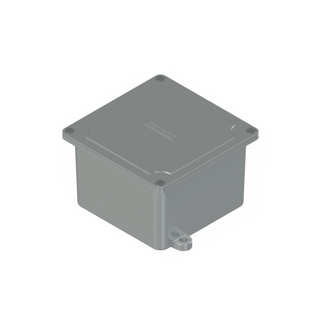 ACCESORIOS SIN ROSCA DAISA - CAJAS MÚLTIPLES Y ACCESORIOS - CAJA DE PASO  Uso exterior, 10x10, sin agujeros