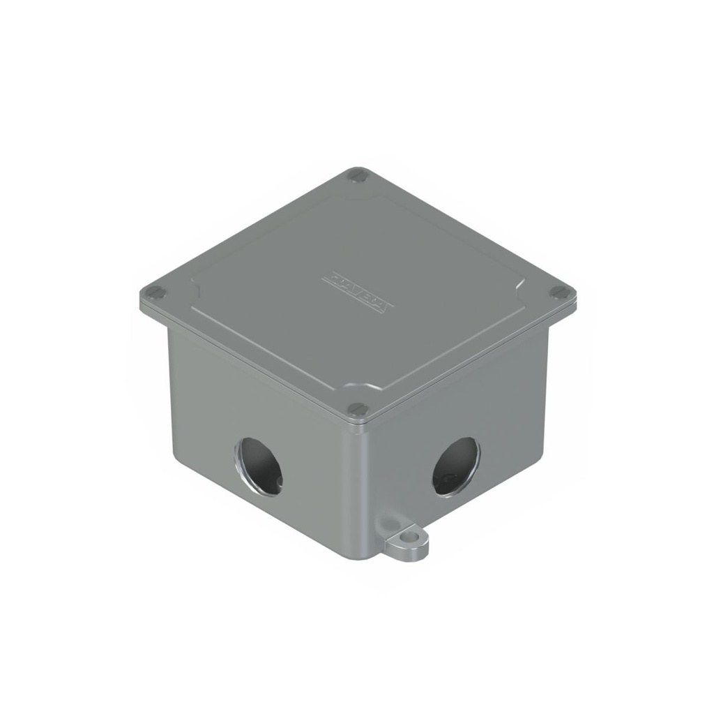 ACCESORIOS SIN ROSCA DAISA - CAJAS MÚLTIPLES Y ACCESORIOS - CAJA DE PASO  Uso exterior, 30x30, sin agujeros