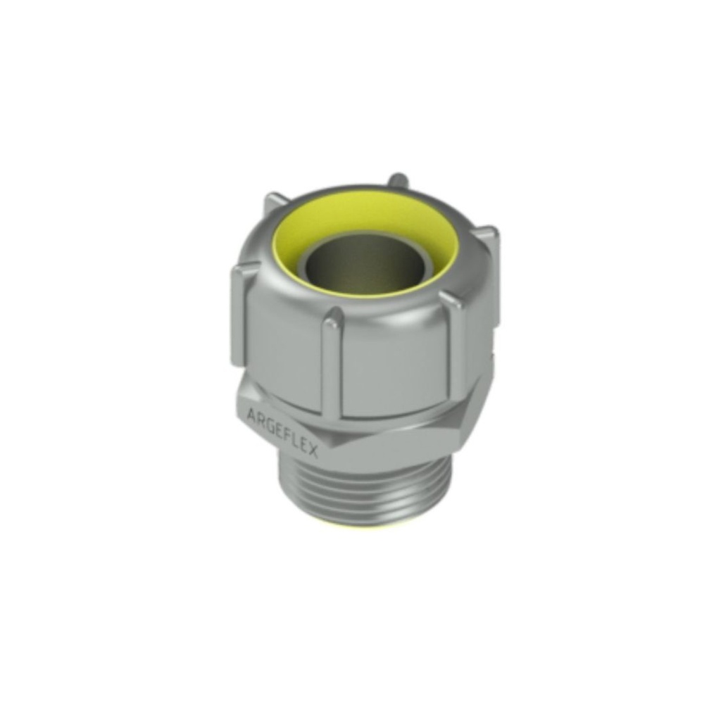 CONECTORES ESTANCOS CONECTOR MACHO RECTO P/ ESTRAFLEXIBLE EF Rosca NPT/BSP-T 1" - p/caño 1"