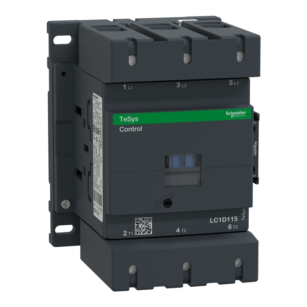 Contactor Tripolar (1na+1nc) TeSys D 115A 220 Vca 50/60Hz