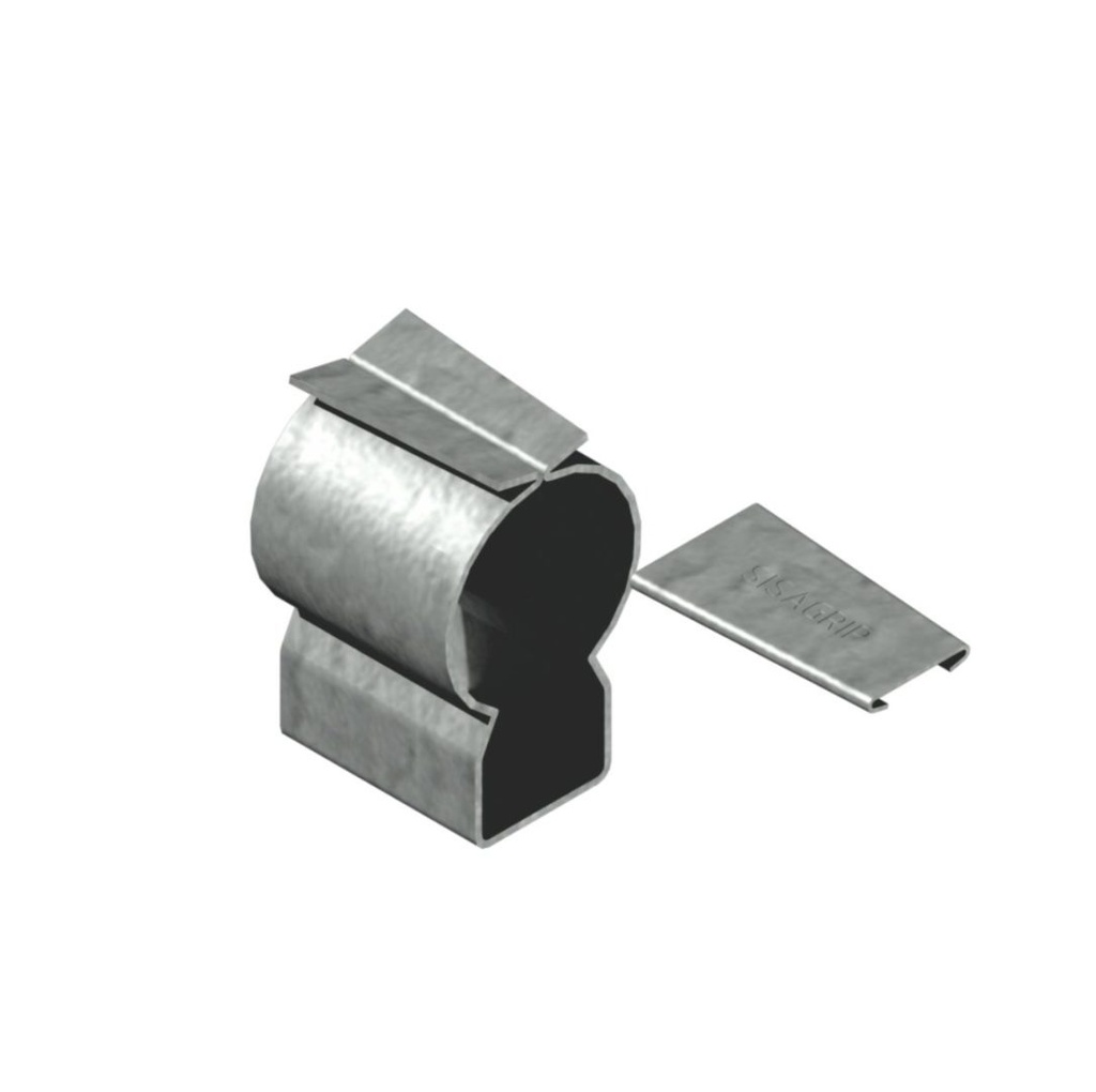 ABRAZADERAS RÁPIDAS GALVANIZADAS EN CALIENTE SISAGRIP ABRAZADERA PARA PARED CAÑO IRAM 2205 (ELECTRICO)	 Para caño 2"