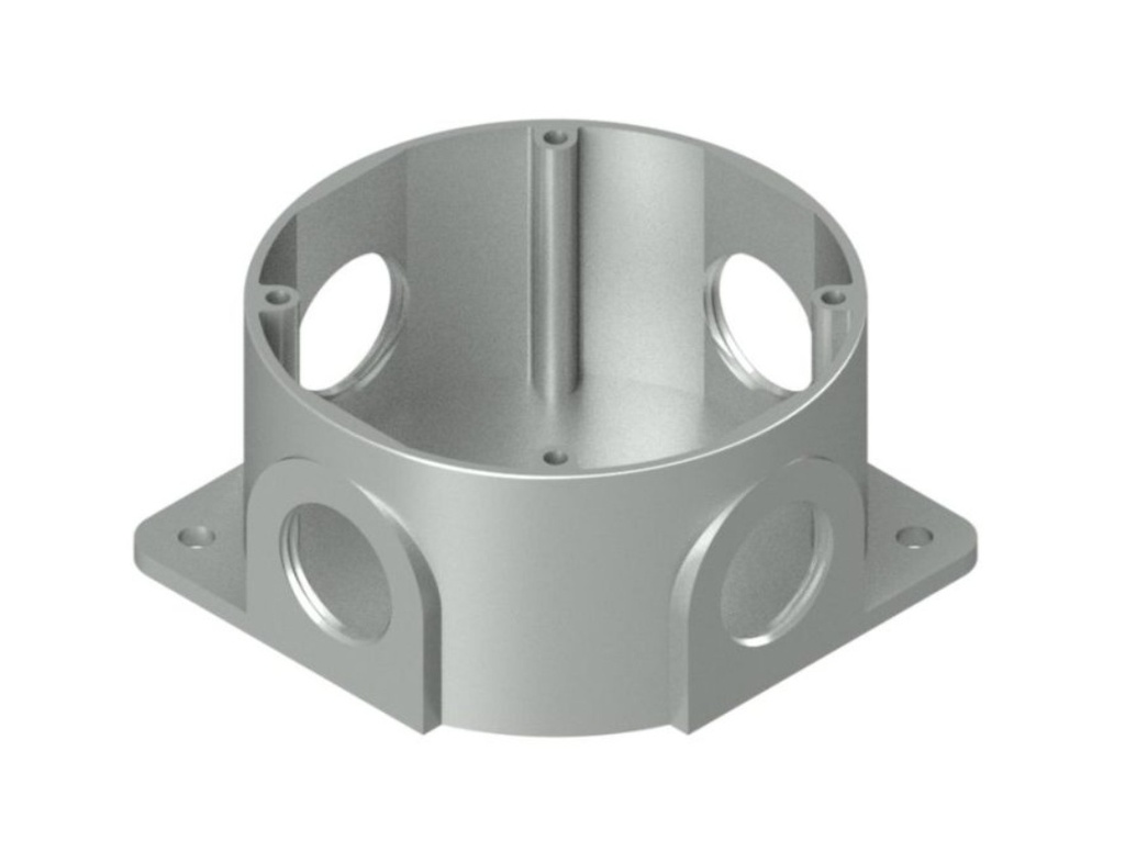 ACCESORIOS SIN ROSCA DAISA - CAJAS MÚLTIPLES Y ACCESORIOS - CAJA REDONDA Uso interior, rosca 3/4"