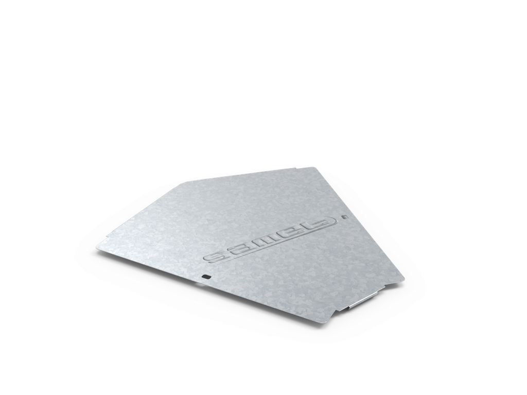 TAPA P/CURVA PLANA SMARTTRAY DE 150mm A 45º #22