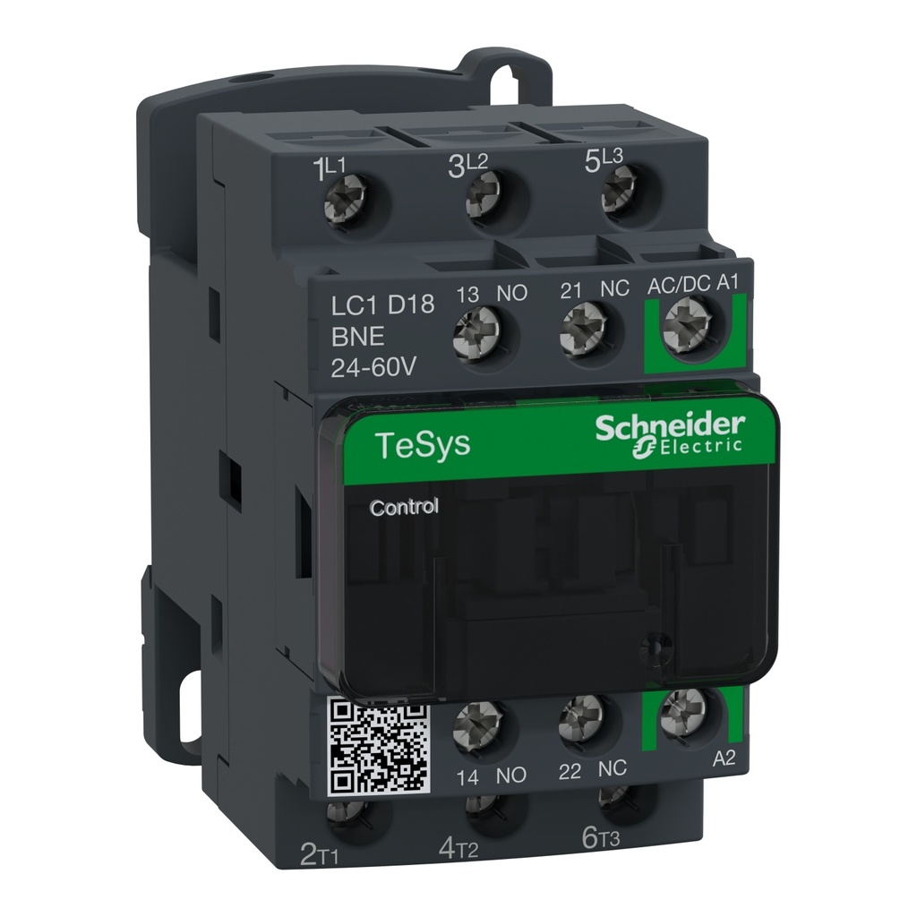 Contactor Tripolar (1na+1nc) TeSys D 18A 24-60 Vca/Vcc 