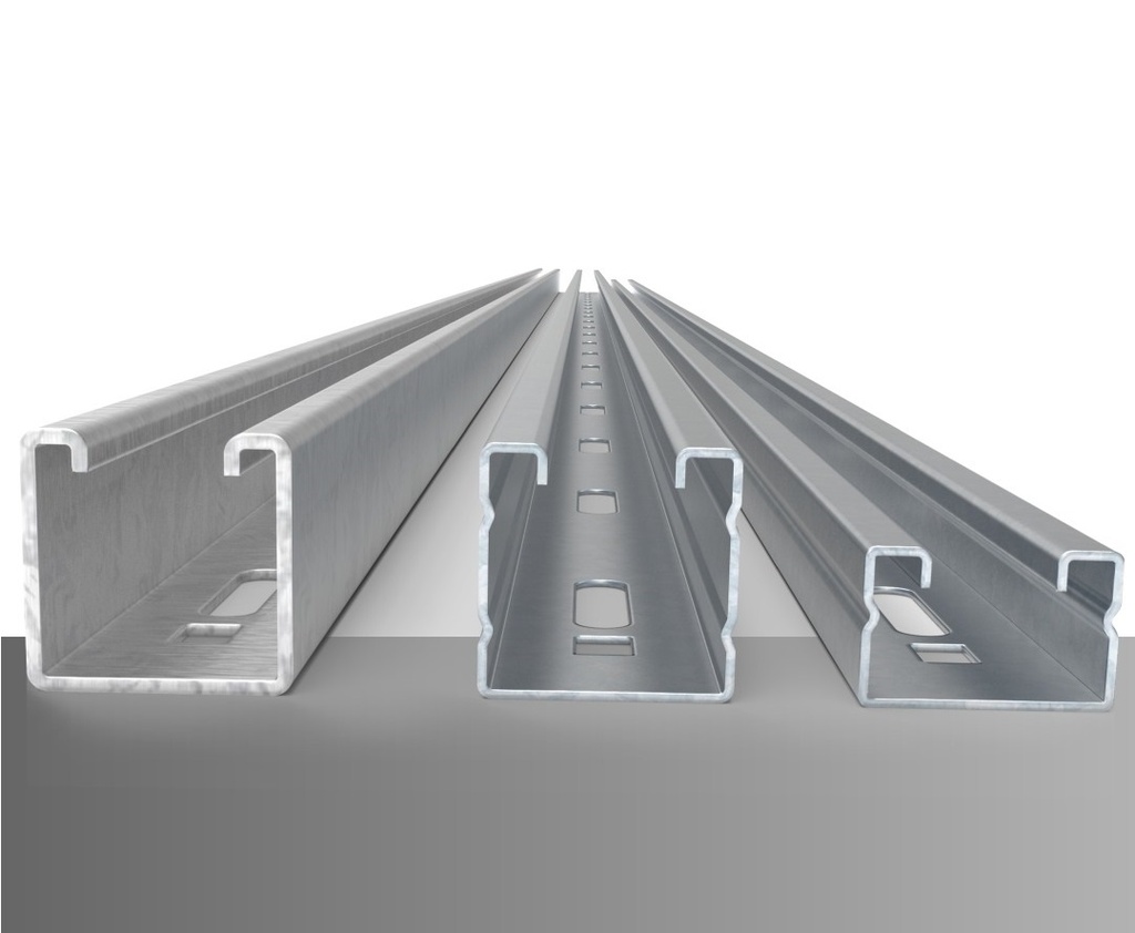 PERFIL ''C'' NUEVO 28x44x1220mm #18 ZINGRIP