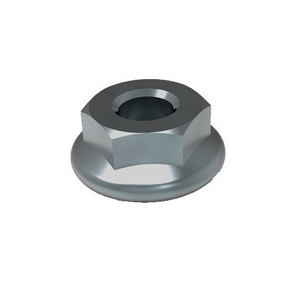 TUERCA HEXAGONAL DE 3/8'' C/ALA CINCADA X 100 UNIDADES