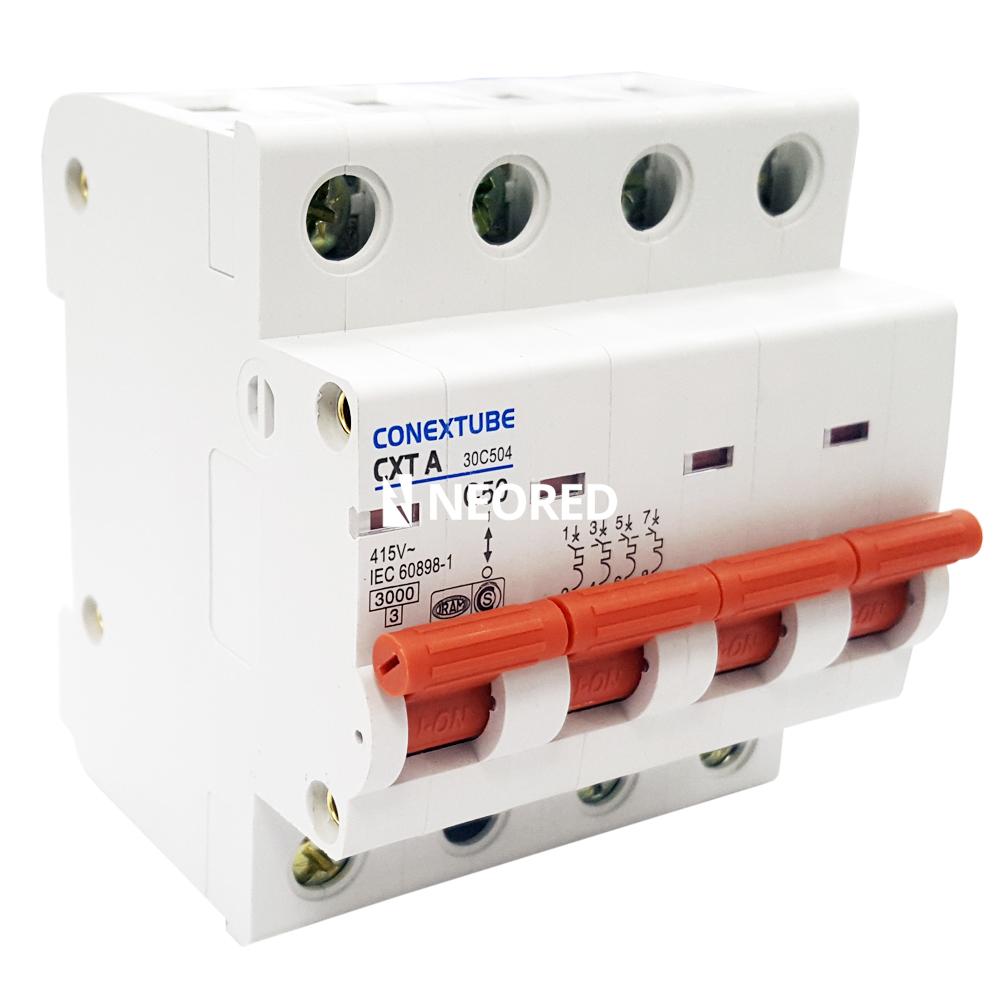 INT.TERMOMAGNÉTICO CXTA -4X50A- 3KA