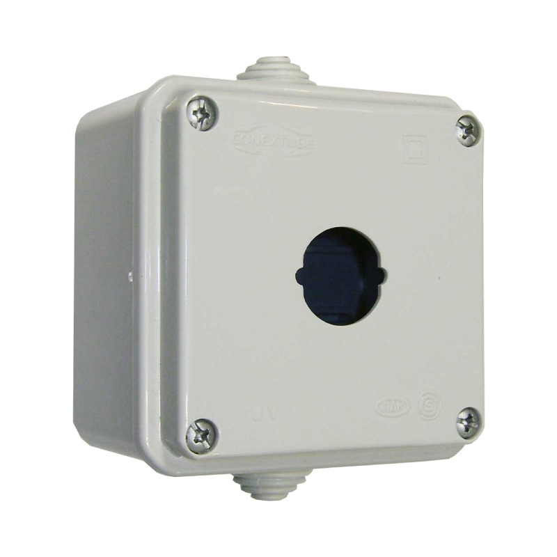 CAJA AISLANTE P/BOTONERA C/1 PERFORACION