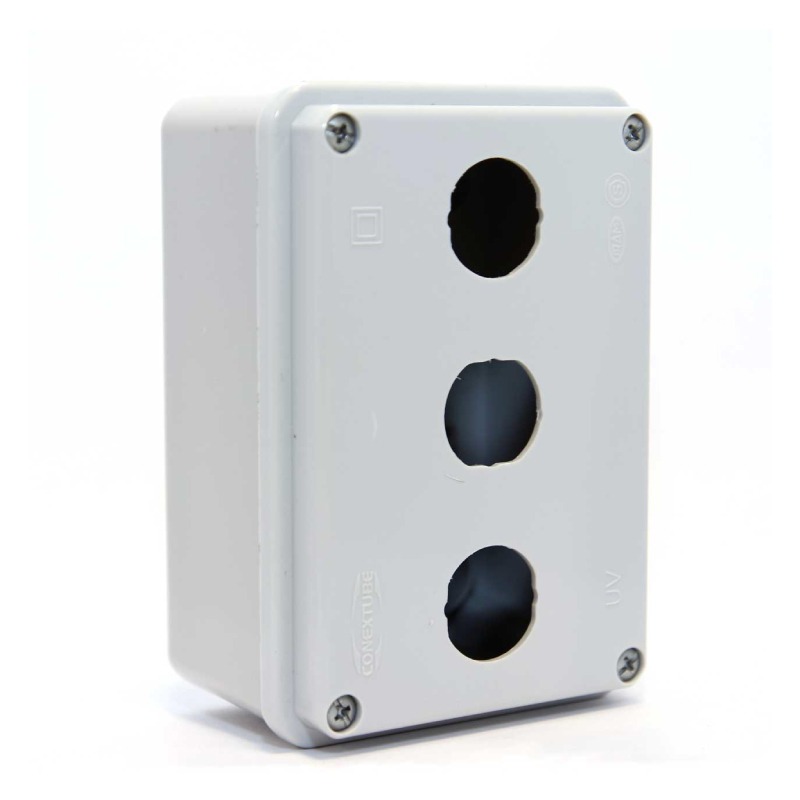 CAJA AISL P/BOTONERA C/3 PERFORACIONES