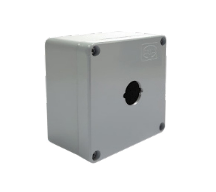 CAJA METALICA P/BOTONERA C/1 PERFORACION