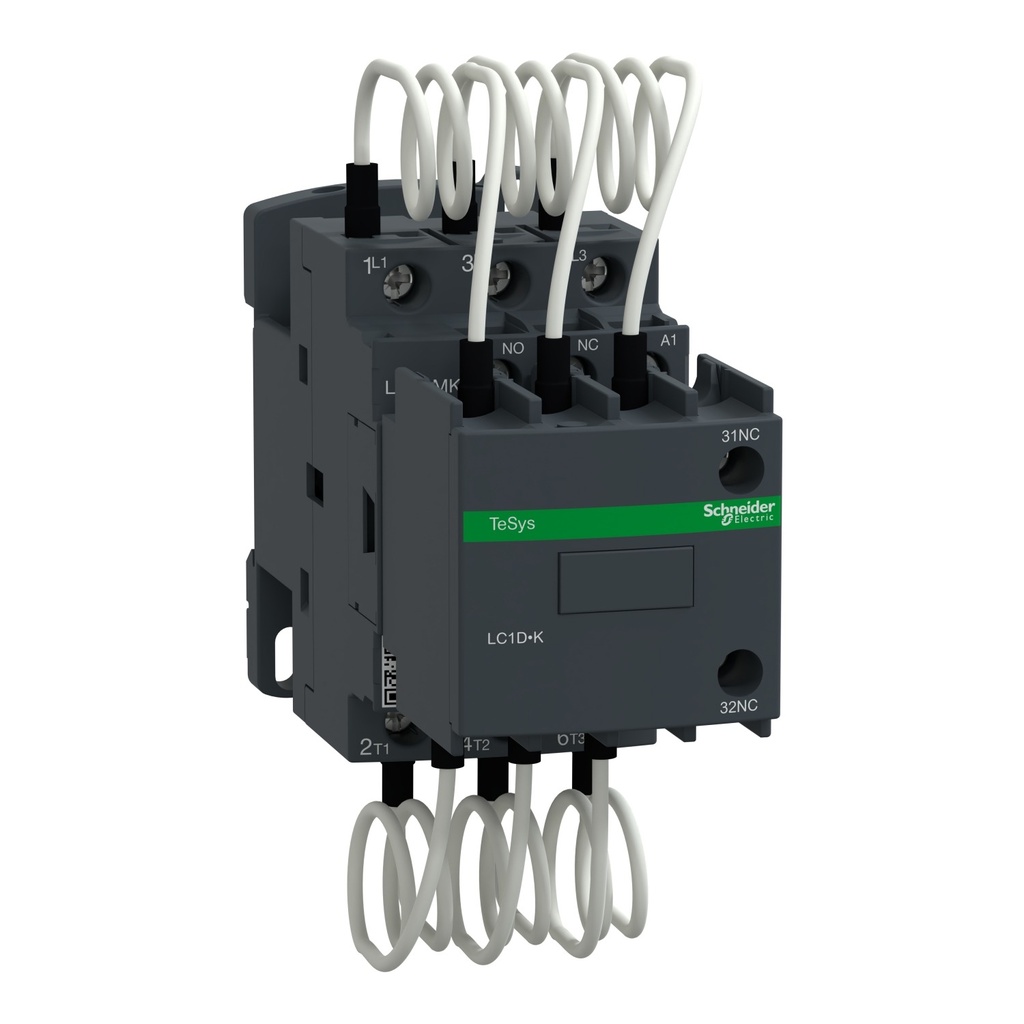 Contactor p/ Cap (1na+2nc) TeSys D 25kVAR 220 Vca 50/60Hz 