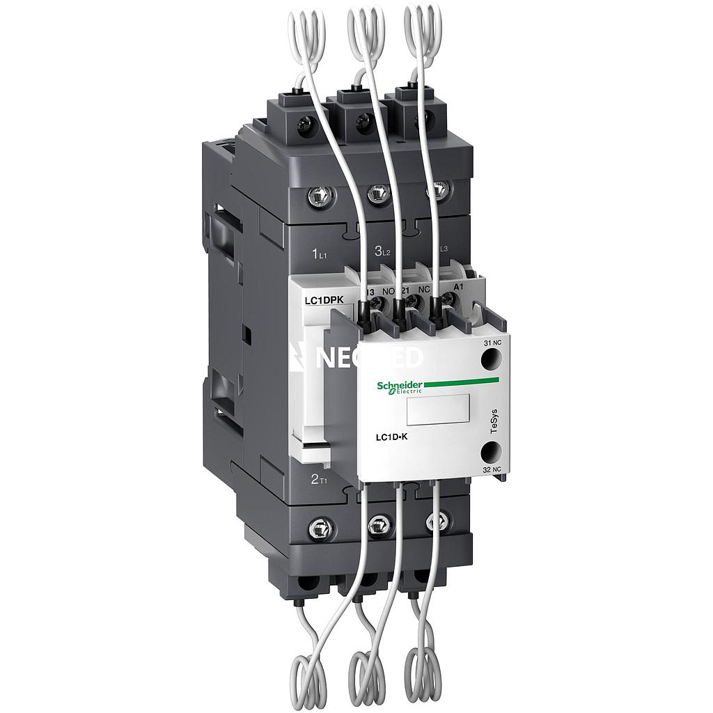 Contactor p/ Cap (1na+2nc) TeSys D 30kVAR 220 Vca 50/60Hz 