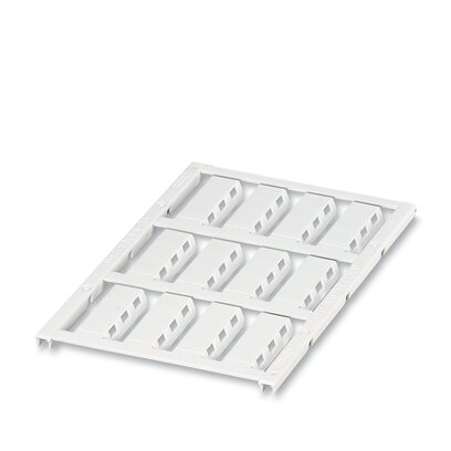 Marcador de cables, Estera, blanco, sin rotular, rotulable con: BLUEMARK ID, BLUEMARK ID COLOR, BLUEMARK CLED, BLUEMARK LED, CMS-P1-PLOTTER, PLOTMARK, clase de montaje: Montaje con sujetacables, diámetro de cable: > 6 mm, superficie útil: 29 x 8 mm