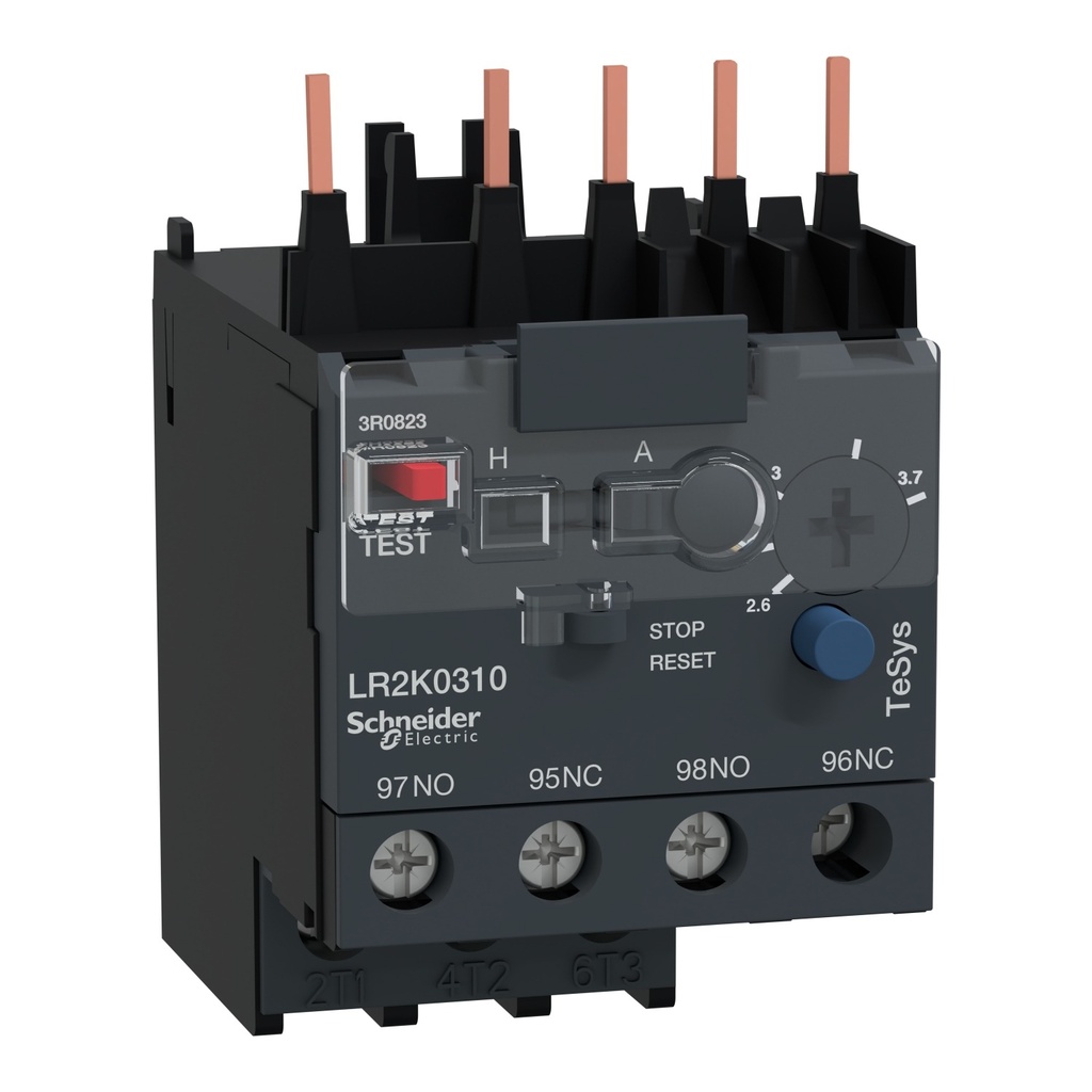 Rele Termico para Contactor de 2.6 a 3.7 A-Linea TeSys K