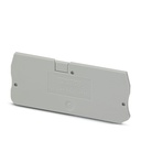 Tapa final, longitud: 72,2 mm, anchura: 2,2 mm, altura: 29,1 mm, color: gris