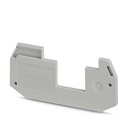 Tabique distanciador, longitud: 69,9 mm, anchura: 2,6 mm, altura: 33 mm, color: gris