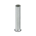 Puntera, longitud del manguito: 12 mm, longitud: 12 mm, color: plateado
