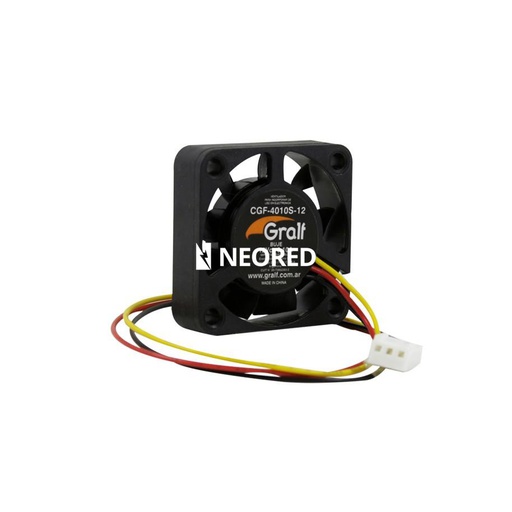 [GRACGF-4010S-12] MEDIDAS: 40X40X10MM
PULGADAS: 1.5
TIPO: BUJE
ALIMENTACION: 12V-015A
RPM: 8000
FLUJO: 7.76