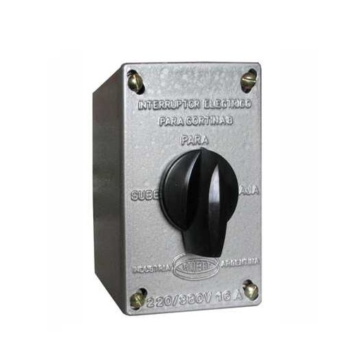 [ELI108CP] INTERRUPTOR 108CP P/CORTINAS Y PORTONES C/CAJA PLAST.