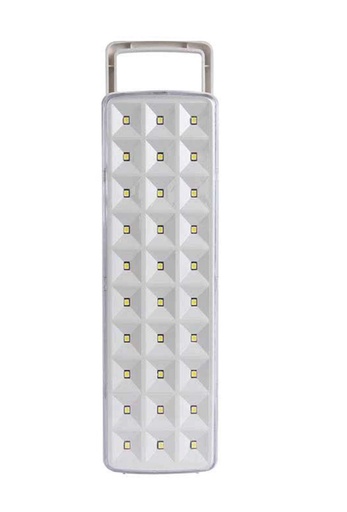 [GAMGS30] Luz de Emergencia autonoma de 30 LED con manija portatil y compartimento para cable