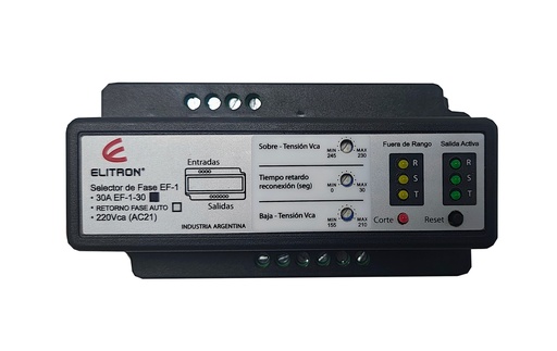 [ELIEF.1.30] EF-1-30 - SELECTOR DE FASE AUTOMATICO 30A