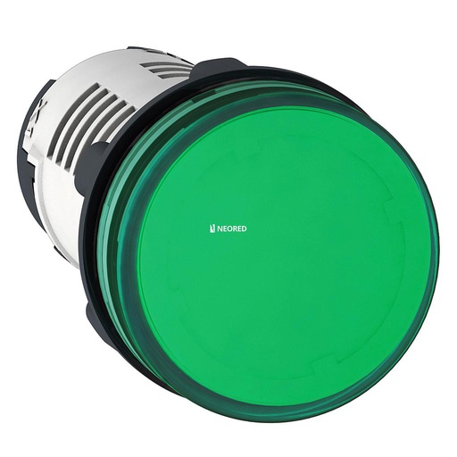 [SCHXB7EV03MP] Piloto luminoso , plástico, monolítico, Verde Led 230VAC