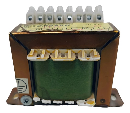 [LOMART 13 -0030-tr-co] Transformador Separador Multitensión  Potencia:30 V.A. Frente:105 Alto:80 Fondo:75 Peso:1,2 K.