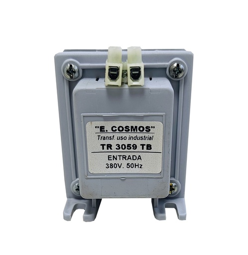 [COSTR 3059 TB ] TRANSFORMADOR 380V. / 220V. ENTRADA 380V. / SALIDA 220V. 50Hz. CORRIENTE ALTERNA - 50W. Con tapas y bornes