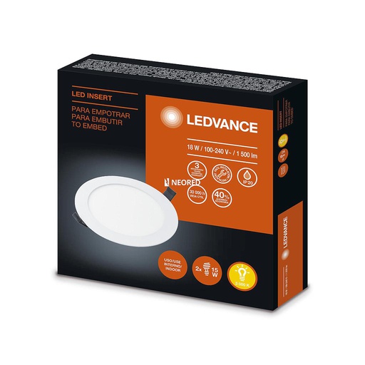 [LED7014196] LEDVANCE INSERT 18W/830 REDONDO   G2