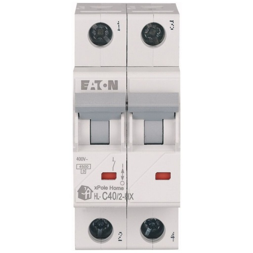 [EAT194975] Interruptor auto. curva tipo C 4,5kA, Bipolar 40A