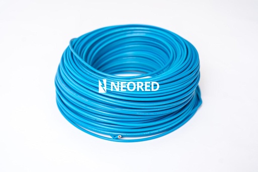 [IMSJPF100010CCR] Cable unipolar 1 mm Celeste Imsa