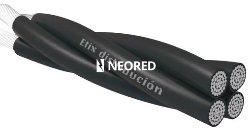 [IMSTDD4025000NB] Cable ETIX Al 3 x 25 + 1 x 50 mm² Marc Secuencial