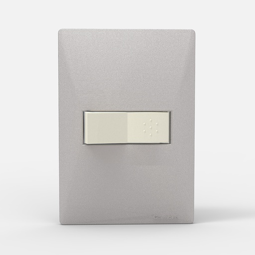 [CAM4101] TAPA 1 MODULO SIGLO XXII ALUMINIO