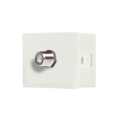 [CAM6936] MODULO PARA VIDEO CABLE, UNIVERSAL CON ROSCA - BLANCA