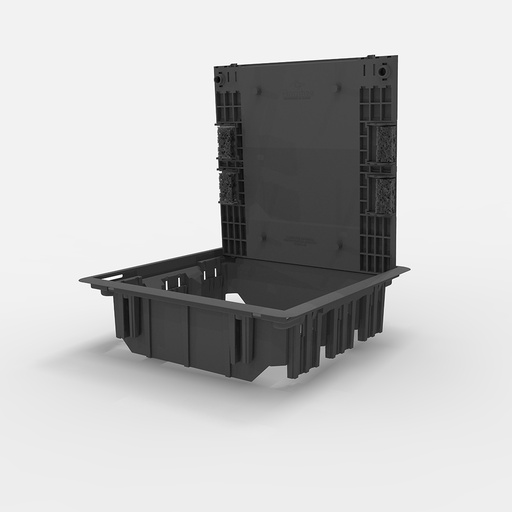 [CAM1703] CAJA PARA PISOS (TECNICOS Y DUCTOS) DE TRES ISLAS