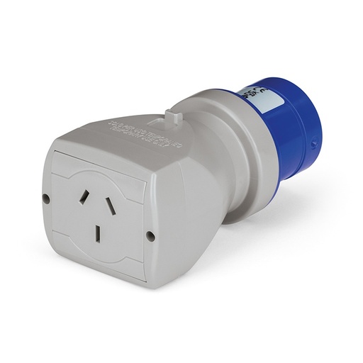 [SCA610.377] Adaptador Toma Simple Industrial 2P+T 10A 250V Adapto