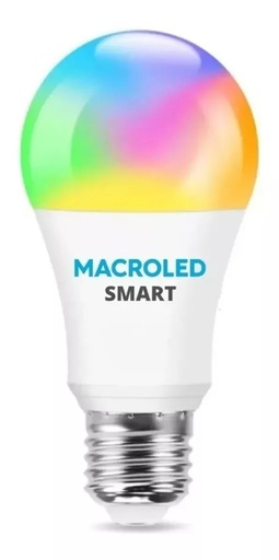 [CORSBT-A60-12W-RGB] Lampara smart 12W Macroled RGB 