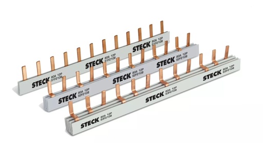 [STES2F210B] BARRA BIFASICA 80A 220/440V 2X6POLOS DIN S2F210B