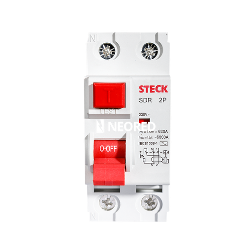 [STESDR22530] Disyuntor Diferencial 2P 25A 30MA 230V