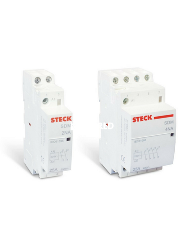 [STESDM2522M] CONTACTOR MODULAR 2NA + 2NF 25A 230VAC 50/60HZ