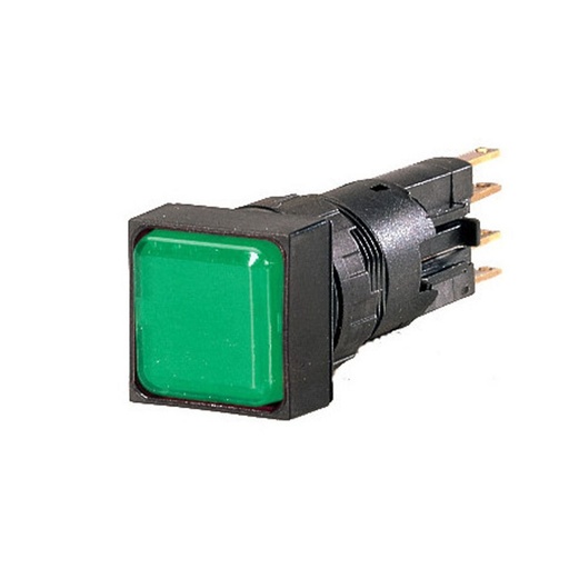 [EAT087947] Dis-Señal plana luminosa c/lámpara 24 V verde